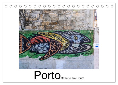 Porto - Charme am Douro (Tischkalender 2025 DIN A5 quer), CALVENDO Monatskalender - Gabi Hampe