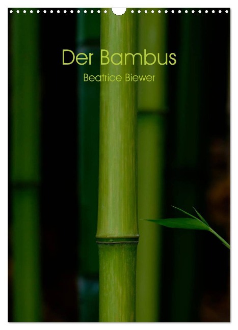 Der Bambus (Wandkalender 2024 DIN A3 hoch), CALVENDO Monatskalender - Beatrice Biewer