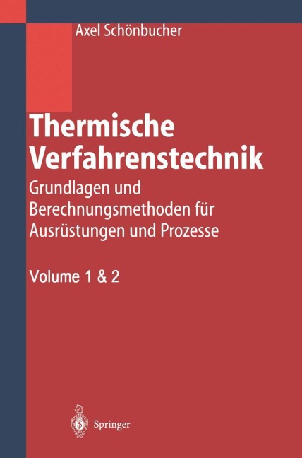 Thermische Verfahrenstechnik - Axel Schönbucher