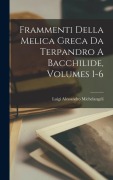 Cover-Bild zum Titel 'Frammenti Della Melica Greca Da Terpandro A Bacchilide, Volumes 1-6' von 'Luigi Alessandro Michelangeli'