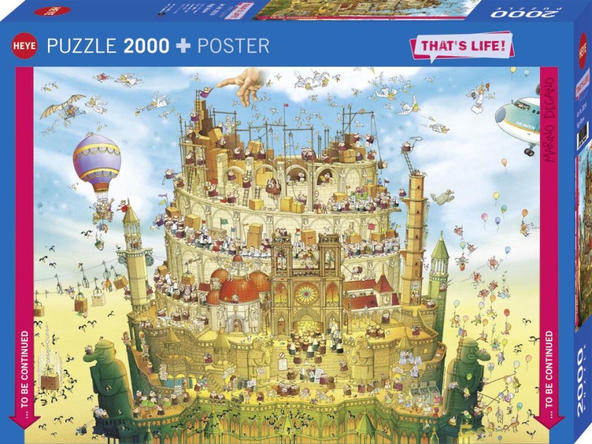 High Above - Puzzle 2000 Teile - Marino Degano