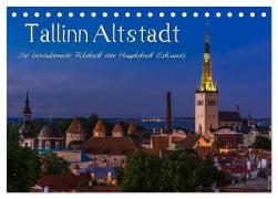 Tallinn Altstadt (Tischkalender 2025 DIN A5 quer), CALVENDO Monatskalender - Marcel Wenk