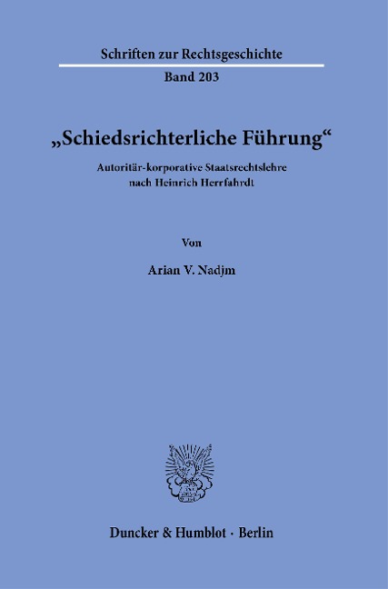 »Schiedsrichterliche Führung«. - Arian V. Nadjm