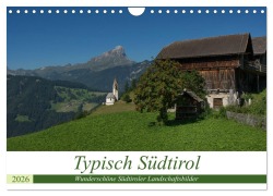 Cover-Bild zum Titel 'Typisch Südtirol (Wandkalender 2026 DIN A4 quer), CALVENDO Monatskalender' von 'Georg Niederkofler'