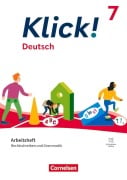 Cover-Bild zum Titel 'Klick! Deutsch 7. Schuljahr - Ausgabe ab 2024 - Rechtschreiben und Grammatik - Arbeitsheft mit Lösungen und digitalen Medien' von 'Eva Charlotte Estik, Anke Quinten, Corinna Nagel, Michaela Krauß'