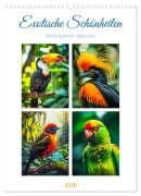 Cover-Bild zum Titel 'Exotische Schönheiten - prächtig bunte Vögel (Wandkalender 2026 DIN A3 hoch), CALVENDO Monatskalender' von 'Steffen Gierok-Latniak'