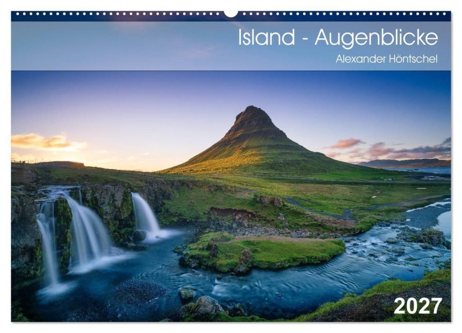 Island - Augenblicke 2027 (Wandkalender 2027 DIN A2 quer), CALVENDO Monatskalender - Alexander Höntschel