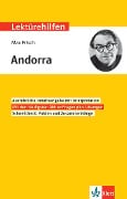Cover-Bild zum Titel 'Lektürehilfen Max Frisch, Andorra' von ''