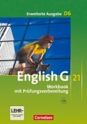 Cover-Bild zum Titel 'English G 21. Erweiterte Ausgabe D 6. Workbook mit Audios online' von 'Jennifer Seidl'