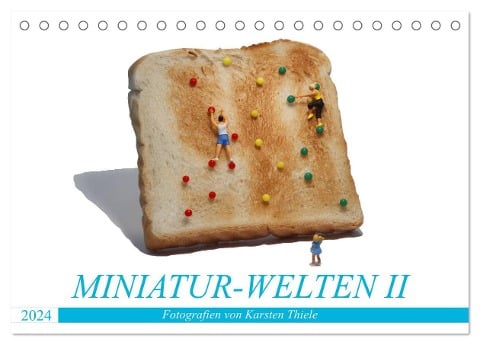 MINIATUR-WELTEN II (Tischkalender 2024 DIN A5 quer), CALVENDO Monatskalender - Karsten Thiele