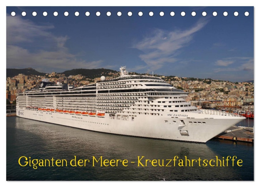 Giganten der Meere - Kreuzfahrtschiffe (Tischkalender 2026 DIN A5 quer), CALVENDO Monatskalender - Frank Gayde
