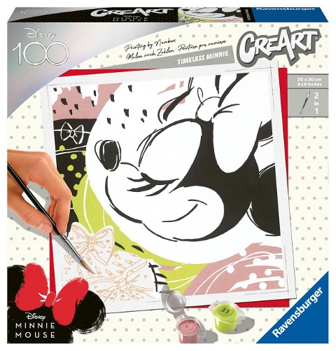 Ravensburger CreArt - Malen nach Zahlen 23574 - Timeless Minnie - ab 12 Jahren - 