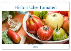 Cover-Bild zum Titel 'Historische Tomaten - Alte Schätze neu entdeckt (Wandkalender 2026 DIN A2 quer), CALVENDO Monatskalender' von 'Dieter Meyer'