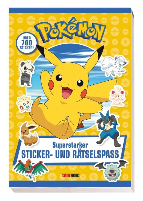 Pokémon: Superstarker Sticker- und Rätselspaß - Panini