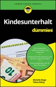 Cover-Bild zum Titel 'Kindesunterhalt für Dummies' von 'Michelle Kluge, Tobias Böing'