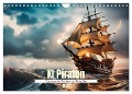 KI Piraten - Abenteuer der Seeräuber auf hoher See (Wandkalender 2025 DIN A4 quer), CALVENDO Monatskalender - Claudia Schimmack