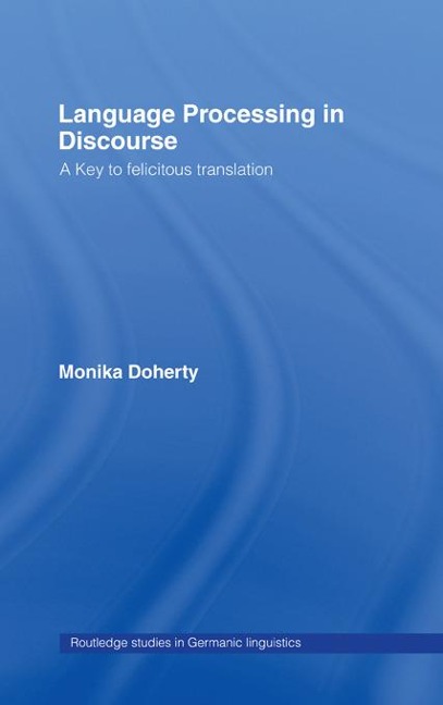 Language Processing in Discourse - Monika Doherty