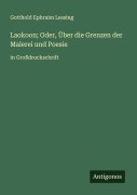 Cover-Bild zum Titel 'Laokoon; Oder, Über die Grenzen der Malerei und Poesie' von 'Gotthold Ephraim Lessing'