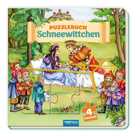 Trötsch Pappenbuch Puzzlebuch Schneewittchen - 