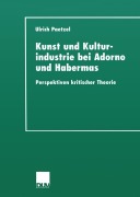 Cover-Bild zum Titel 'Kunst und Kulturindustrie bei Adorno und Habermas' von 'Ulrich Paetzel'