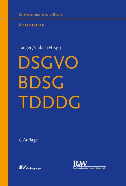 DSGVO - BDSG - TDDDG - 