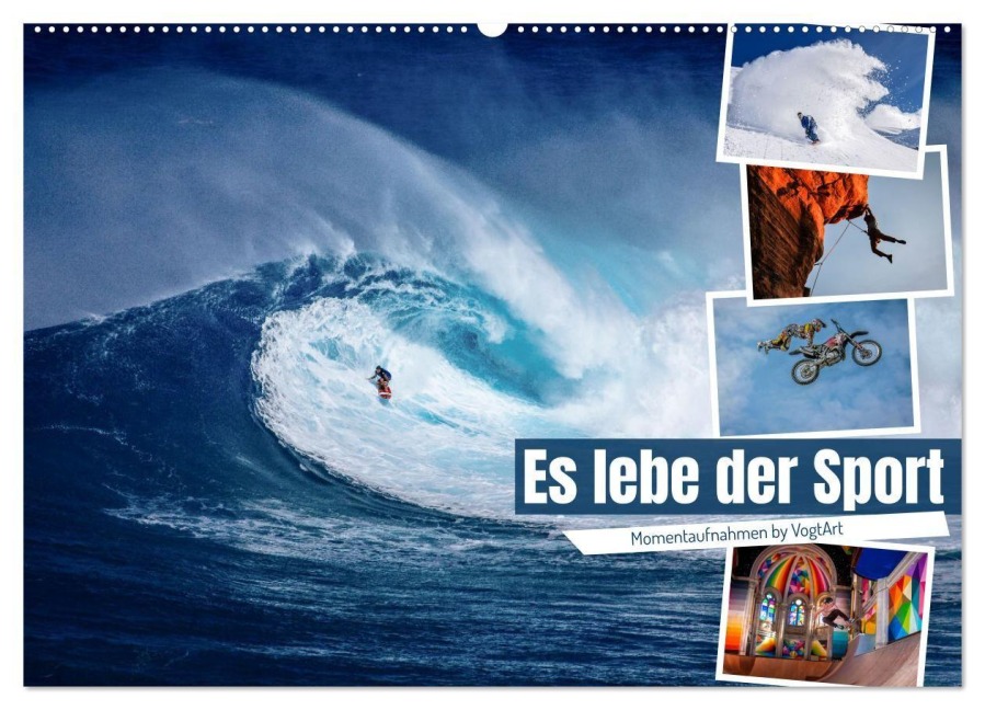 Es lebe der Sport - Momentaufnahmen by VogtArt (Wandkalender 2027 DIN A2 quer), CALVENDO Monatskalender - VogtArt