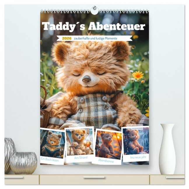 Taddy¿s Abenteuer (hochwertiger Premium Wandkalender 2026 DIN A2 hoch), Kunstdruck in Hochglanz - Steffen Gierok-Latniak