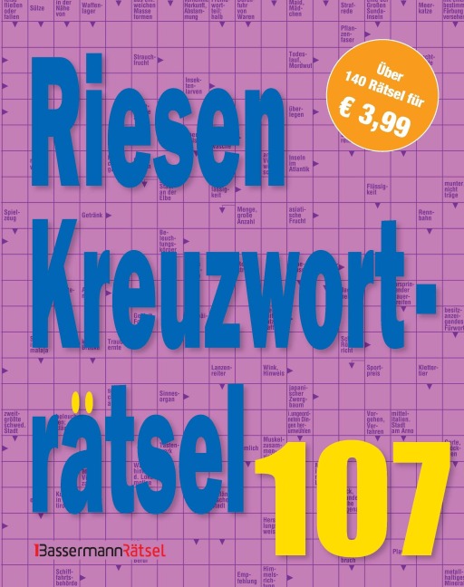 Riesen-Kreuzworträtsel 107 (5 Exemplare à 3,99 EUR) - Eberhard Krüger