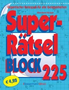 Cover-Bild zum Titel 'Superrätselblock 225 (5 Exemplare à 4,99 EUR)' von 'Eberhard Krüger'