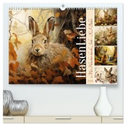 Cover-Bild zum Titel 'Hasenliebe (hochwertiger Premium Wandkalender 2026 DIN A2 quer), Kunstdruck in Hochglanz' von 'Sabine Löwer'