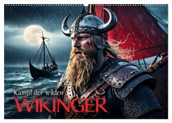 Cover-Bild zum Titel 'Kampf der wilden Wikinger (Wandkalender 2026 DIN A2 quer), CALVENDO Monatskalender' von 'Renate Utz'
