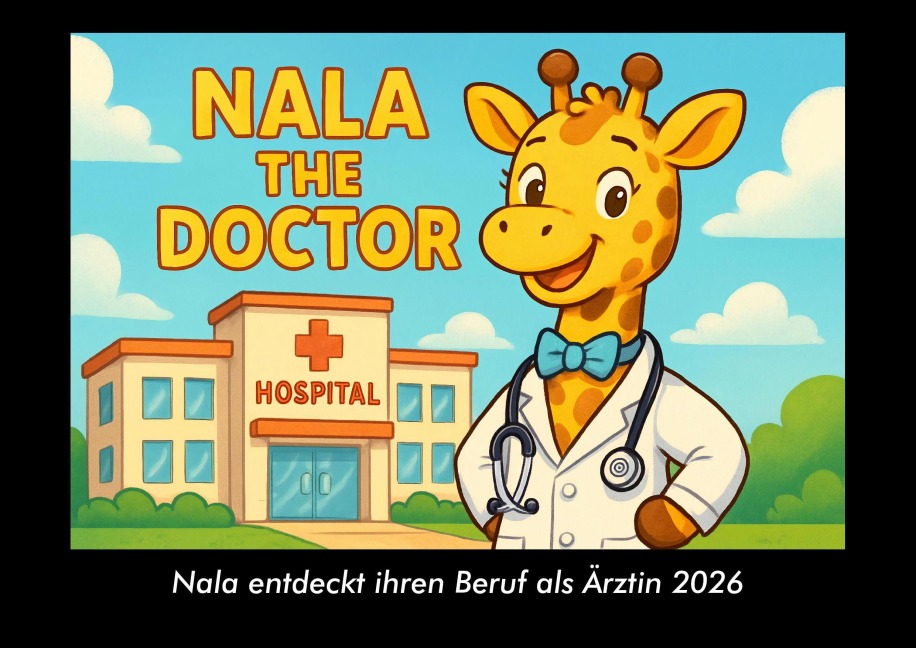 Nala entdeckt ihren Beruf als Ärztin 2026 Fotokalender DIN A3 - Kevin Heber, Tobias Schmitt