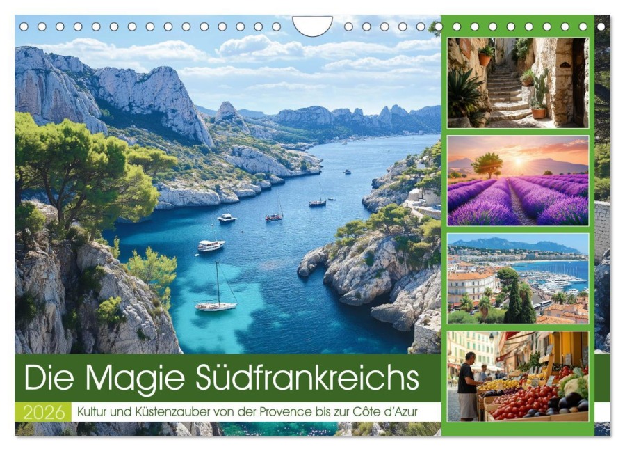 Die Magie Südfrankreichs (Wandkalender 2026 DIN A4 quer), CALVENDO Monatskalender - Steffen Gierok-Latniak