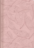 Ladytimer Grande Deluxe Salmon 2025 - Taschen-Kalender A5 (15x21 cm) - Tucson Einband - mit Motivprägung - Weekly - 128 Seiten - Alpha Edition - 