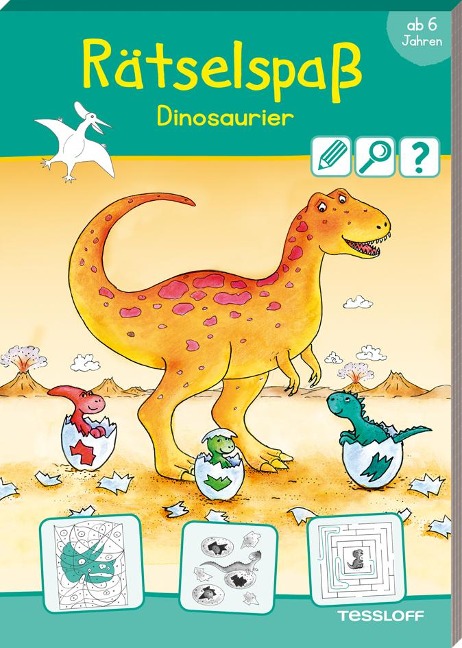 Rätselspaß Dinosaurier ab 6 Jahren - 
