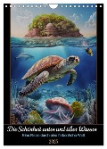 Die Schönheit unter und über Wasser (Wandkalender 2025 DIN A4 hoch), CALVENDO Monatskalender - DigitalDreamweaver DigitalDreamweaver