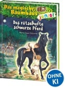Cover-Bild zum Titel 'Das magische Baumhaus junior (Band 42) - Das rätselhafte schwarze Pferd' von 'Mary Pope Osborne'