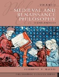 Cover-Bild zum Titel 'Philosophic Classics, Volume II: Medieval and Renaissance Philosophy' von 'Forrest E. Baird'