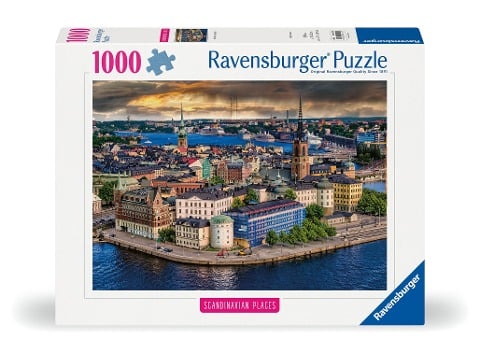 Erwachsenenpuzzle 1000 Teile - Stockholm, Schweden - 