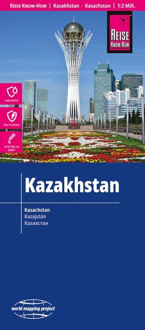 Reise Know-How Landkarte Kasachstan / Kazakhstan (1:2.000.000) - 