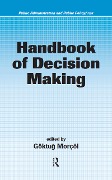 Cover-Bild zum Titel 'Handbook of Decision Making' von ''
