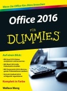 Cover-Bild zum Titel 'Office 2016 für Dummies' von 'Wallace Wang'