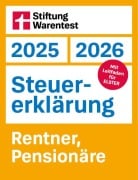 Cover-Bild zum Titel 'Steuererklärung 2025/2026 - Rentner, Pensionäre' von 'Udo Reuß'