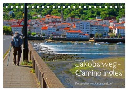 Cover-Bild zum Titel 'Jakobsweg - Camino Ingles (Tischkalender 2025 DIN A5 quer), CALVENDO Monatskalender' von 'Alexandra Luef'