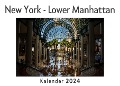New York - Lower Manhattan (Wandkalender 2024, Kalender DIN A4 quer, Monatskalender im Querformat mit Kalendarium, Das perfekte Geschenk) - Anna Müller