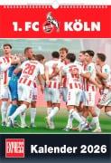 Cover-Bild zum Titel '1. FC Köln 2026 - Fußball-Kalender - Express-Fankalender - Wandkalender 29,7 x 42 cm' von ''