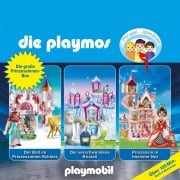 Cover-Bild zum Titel 'Die Playmos - Das Original Playmobil Hörspiel, Die große Prinzessinnen-Box, Folgen 34, 63, 81' von 'David Bredel, Florian Fickel, Simon X. Rost'