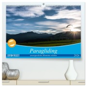 Paragliding - unvergessliche Momente erleben (hochwertiger Premium Wandkalender 2026 DIN A2 quer), Kunstdruck in Hochglanz - Andy Frötscher - Moments In Air