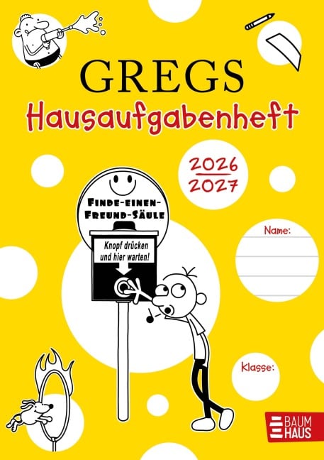 Gregs Hausaufgabenheft 2026/2027 - Jeff Kinney