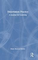 Dissertation Practice - Diane Bennett Durkin